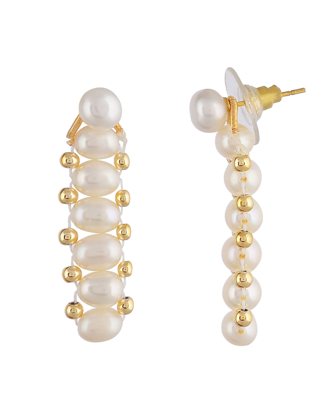 Real Natural Fresh Water Oval Pearls Choker Set With Certificate(D.No CKR267)