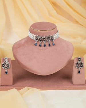 Authentic Real Natural Fresh Water Pearls Choker Set With Certificate(D.No CKR733)