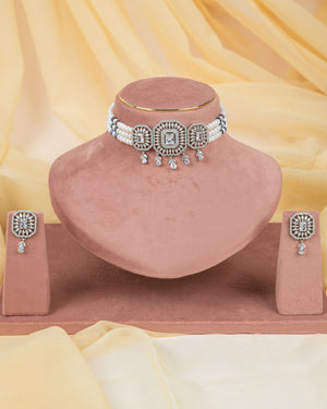 Authentic Real Natural Fresh Water Pearls Choker Set With Certificate(D.No CKR735)